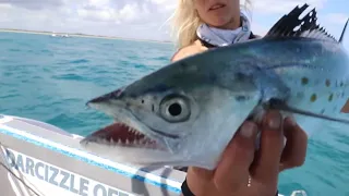 JUMBO Spanish Mackerel Fishing! How to Catch Mackerel (Catch Clean Cook)