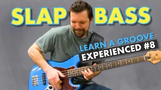 SLAP BASS LESSON: Experienced Groove #8 (with tab)