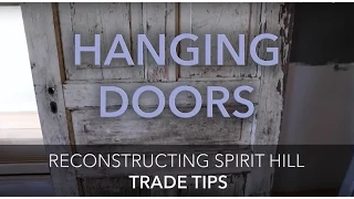 How to BUILD A DOOR FRAME to Hang or Install Old or Antique Doors - Trade Tips