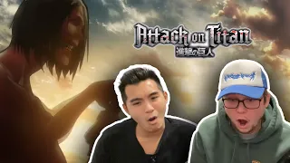 THIS IS CRAZY... Anime HATERS React to Attack on Titan 1x1