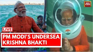 PM Modi Scuba Diving LIVE News: PM Modi Scuba Dives To The Submerged City Of Dwarka, Offers Prayers