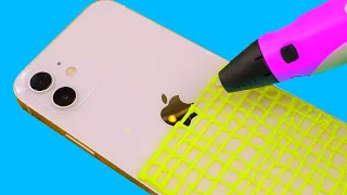 Trying 3D PEN VS GLUE GUN 17 Cool Hacks And Crafts For You By 5 Minute Crafts