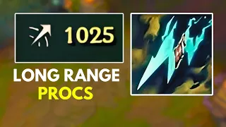 This CHAMPION with INSANE 1000+ ATTACK RANGE AP STATIKK SHIV PROCS (LEAGUE OF LEGENDS)