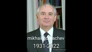 former soviet president mikhail gorbachev tribute 1931-2022