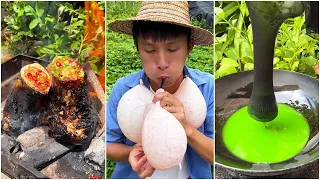 Have you ever eaten cactus? | Chinese Mountain Forest Life and Food #Moo Tik Tok#FYP