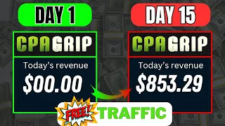 Earn $50/Day 🤑 with CPA Marketing FREE Traffic Method ✅ (CpaGrip Tutorial 2024) Make money online