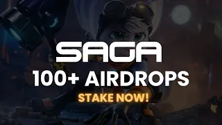 100+ Airdrops Coming to $SAGA | Quick and Easy SAGA Staking Tutorial