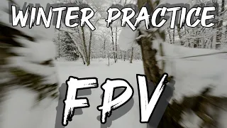 【北海道 空撮 4K】冬のFPV練習‼絶対に落とせない戦いがここにある！リアルスピードチャレンジ  2024年1月(DJI FPV + GoPro11mini) FPVドローン
