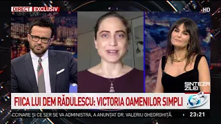 Fiica lui Dem Rădulescu, despre dr. Flavia Groşan: Victoria oamenilor simpli