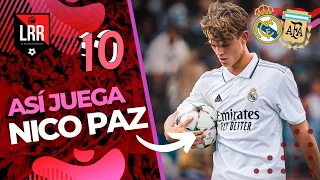 ASÍ JUEGA NICOLAS PAZ, Juvenil de Argentina Sub 20 y Real Madrid