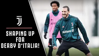 DERBY D'ITALIA TRAINING | FULL FOCUS ON JUVENTUS-INTER MILAN