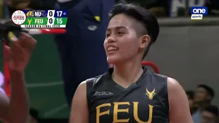 Chen Tagaod CHARGES FORWARD for FEU vs NU  | UAAP SEASON 86 WOMEN’S VOLLEYBALL