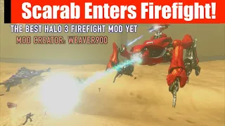 Scarab Enters Sandtrap: Ultimate Firefight Sandtrap (4.02 Ancient War -Gravemind, Didact)