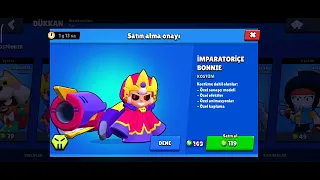 BRAWL STARS! İmparatoriçe bonnie aldım.