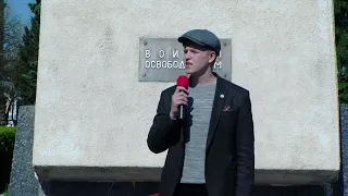 Открытый микрофон на акции протеста в Бельцах: Алексей Харитонов