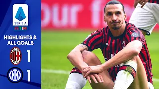 Ac Milan vs Inter Milan 1-1 Full Extended Highlights 2021