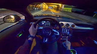 2020 FORD MUSTANG BULLITT 5.0 V8 NIGHT DRIVE POV by AutoTopNL