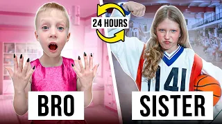 Sister and Brother SWAPED LIVES FOR 24 HOURS!