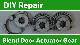 AC Repair for $11 - Blend Door Actuator Gear  (Jeep Grand Cherokee WK2)