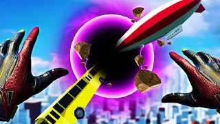 I Combined Earthbending and Black Holes to Destroy the whole City... (Superfly VR)