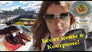 Кострома. Чем кормят Бесприданниц? Речная прогулка. Мороженое за 200!!! рублей. Местные цены бесят.