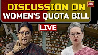 Lok Sabha LIVE: Discussion on Women's Quota Bill | Kanimozhi | Nishikant Dubey | Sonia Gandhi