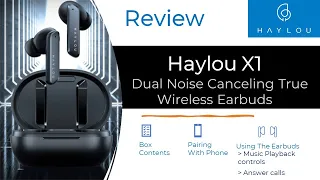 Review : Unbox & Connect HAYLOU X1 TWS Bluetooth Earphones, Pair, Music Playback & Answer calls