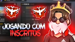 🔥LIVE FF🔥FREE FIRE AO VIVO!!🔥JOGANDO COM INSCRITOS🔥