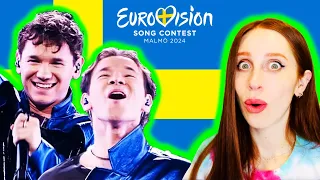LET'S REACT TO SWEDEN'S SONG FOR EUROVISION 2024 // MARCUS & MARTINUS "UNFORGETTABLE"