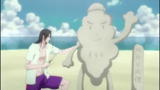 Rukia and Byakuya’s sand sculptures