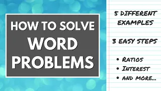 How to Solve WORD PROBLEMS | ASVAB Arithmetic Reasoning Review