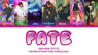 ENHYPEN 엔하이픈 - Fate (Han/Rom/Vostfr Color Coded Lyrics)