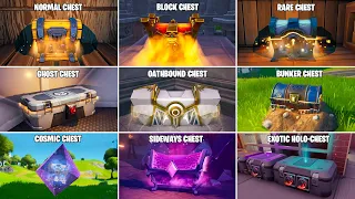 Evolution of All Chests in Fortnite (Chapter 1 Season 1 - Chapter 4 Season 1)