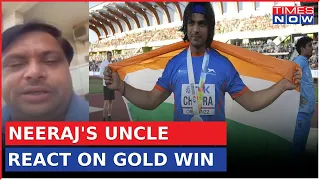 Neeraj Chopra's Family Reacts To Neeraj Chopra's Historic Win At World Athletics Championships