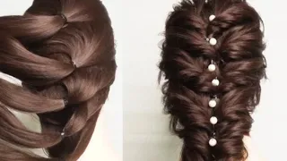 Very simple and easy hairstyles forponytail //  quick ponytail hairstyles for long hair.