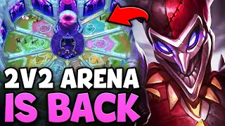 PINK WARD PLAYS THE BRAND NEW ARENA MODE! (NEW MAP AND NEW ITEMS)