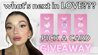 The NEXT CHAPTER of your LOVE LIFE - Pick A Card & GIVEAWAY 😍✨