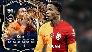 91 LIVE TEAM of the SEASON ZAHA PLAYER REVIEW FC 24