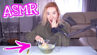 ASMR ЧЕЛЛЕНДЖ 😱 МОЙ ПЕРВЫЙ РАЗ / ТРИГГЕРЫ СЛАЙМ ЗВУКИ ЕДЫ КРАНЧИ Антистресс ГУБКА