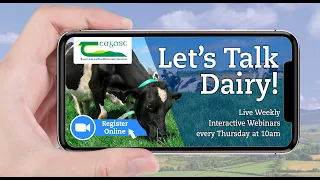 Let's Talk Dairy Webinar - Sustainability & Irish dairy farming