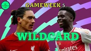 😲 Insane FPL GW 5 Wildcard Draft | Fantasy Premier League 2023/24