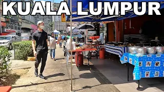 Chow Kit Lunchtime Walk. Kuala Lumpur Malaysia 4K