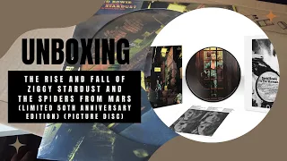 Unboxing The Rise And Fall Of Ziggy Stardust And The Spiders From Mars Picture Disc 50th Anniversary