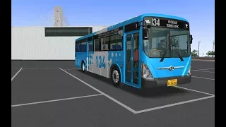 OMSI2 [NamCheon Namdo] 부산교통 134번 영안테니스장 방향 운행영상 (Hyundai NSAC 2017. CNG 3.1a)