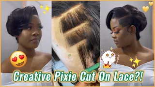 🙌How To: Do Short Pixie Cut On HD Lace Front Bob Wig | Start To Finish Tutorial Ft.#ULAHAIR