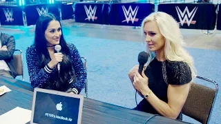 Charlotte Flair and Nikki Bella get personal during a radio interview