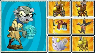 Plants vs Zombies 2 I, Zombie Turquoise Skull vs Zomboss | MrongerPvZ2