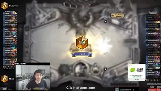 INSANE Control Priest Game Versus Bran Warrior | Rank 18 Legend