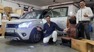 BEST MODIFIED WAGONR  2023 ROVER EDITION WITH MARUTI GENUINE ARMREST.....!!!