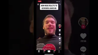 Adin Ross Reacts to losing 150k On A Bet on Ryan Garcia Winning